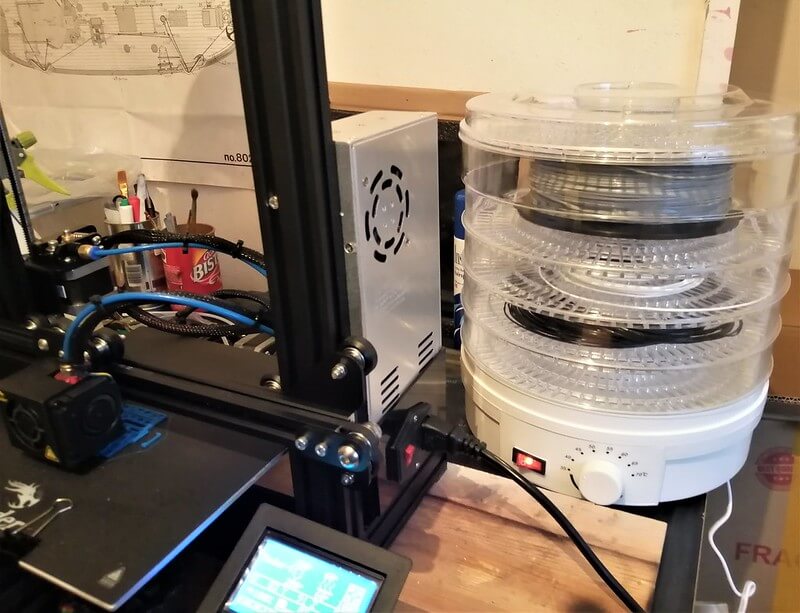 pla filament dry box