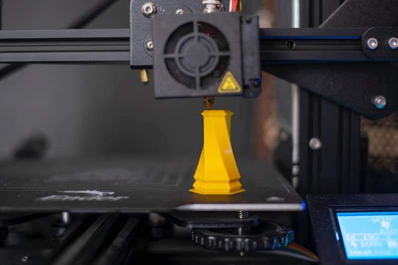 3d Printer Printing with PLA Filament