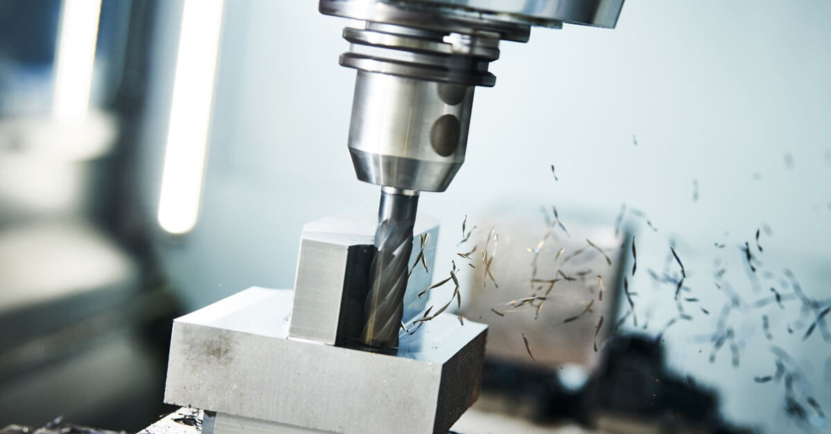 CNC milling metal process