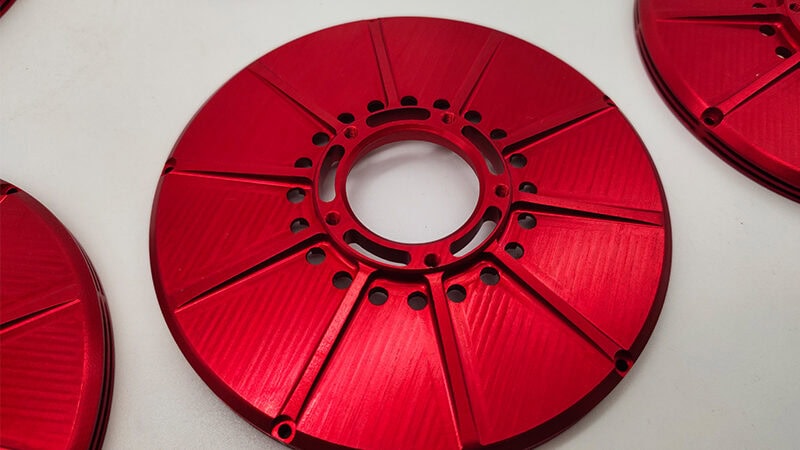 AL 6061T6 Red Anodizing