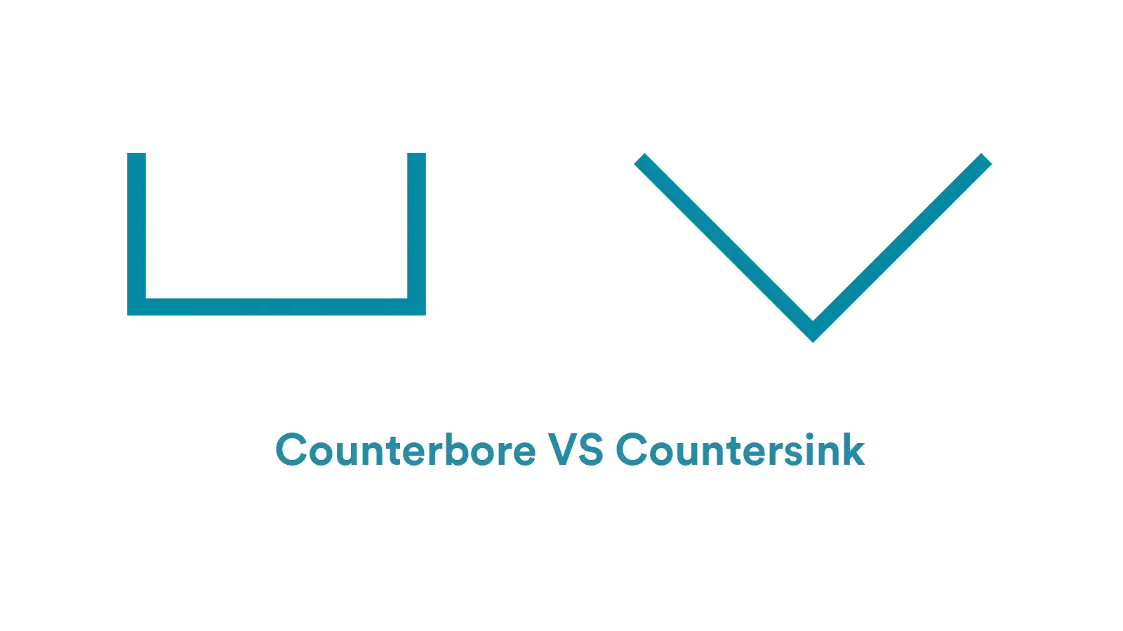 Counterbore VS Countersink