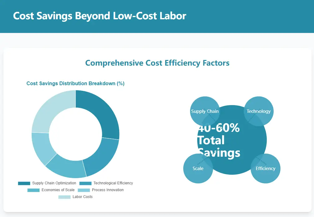 2.Cost Savings Beyond Low-Cost Labor reasons