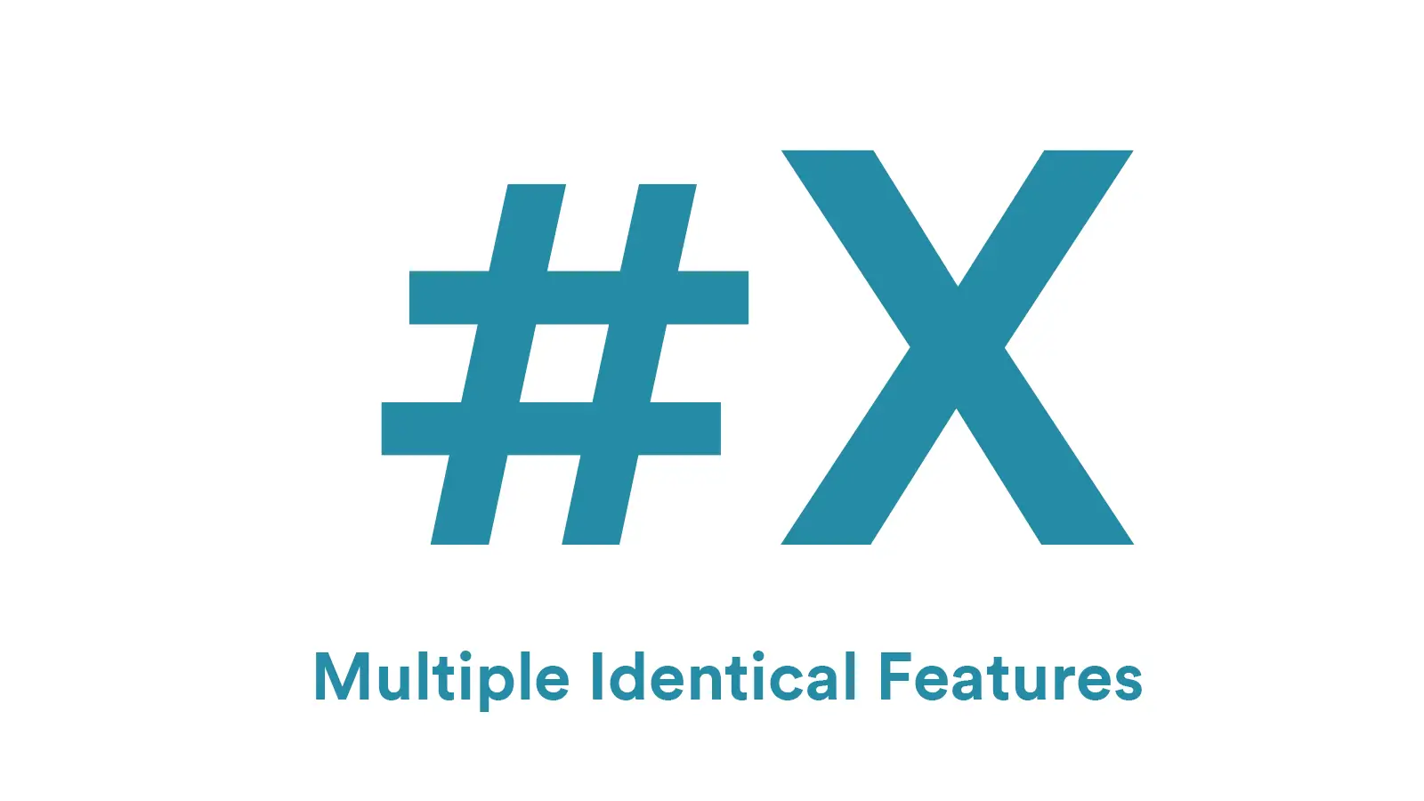 Multiple Identical Features