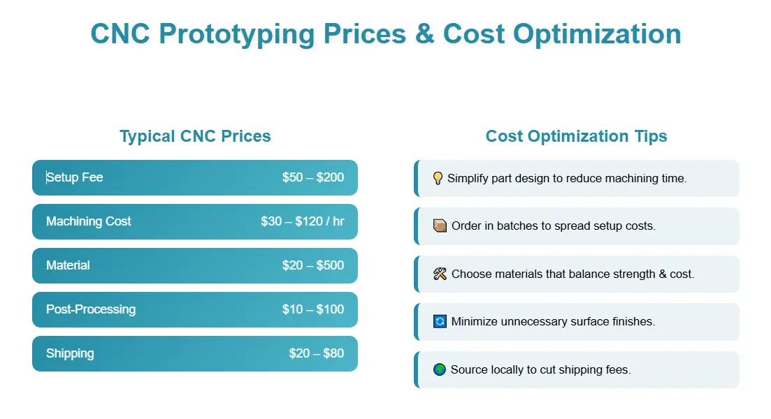 4.CNC Prototyping Prices guide