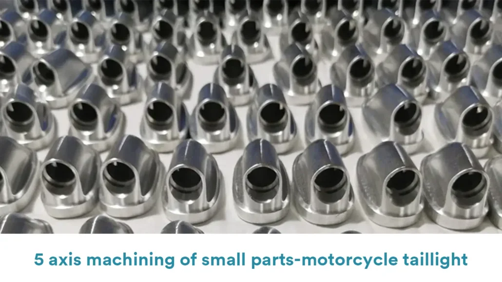 5 axis machining of small parts