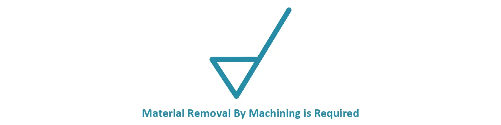 Material Removal By Machining is Required