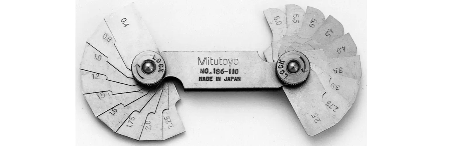 Radius Gauge to check fillet