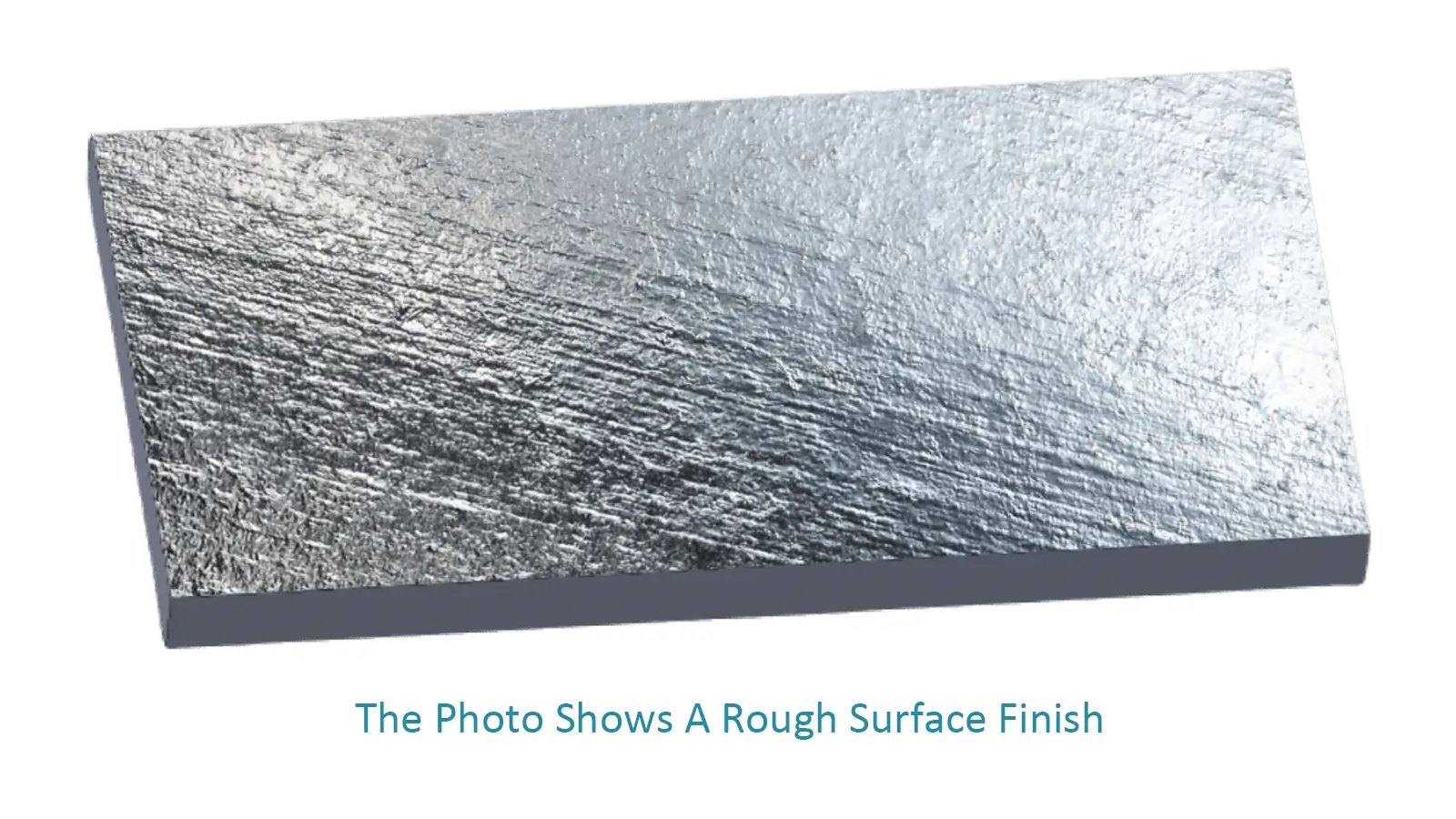 The Photo Shows A Rough Surface Finish