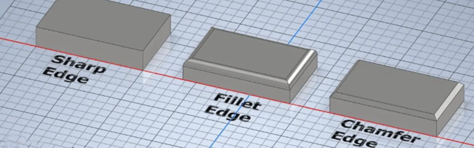 sharp edge fillet edge chamfer edge