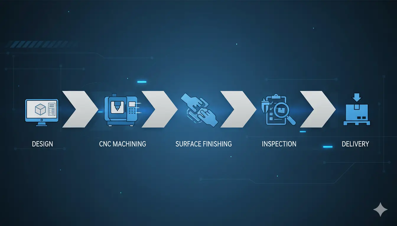 3.Sheet metal prototype quality control process diagram