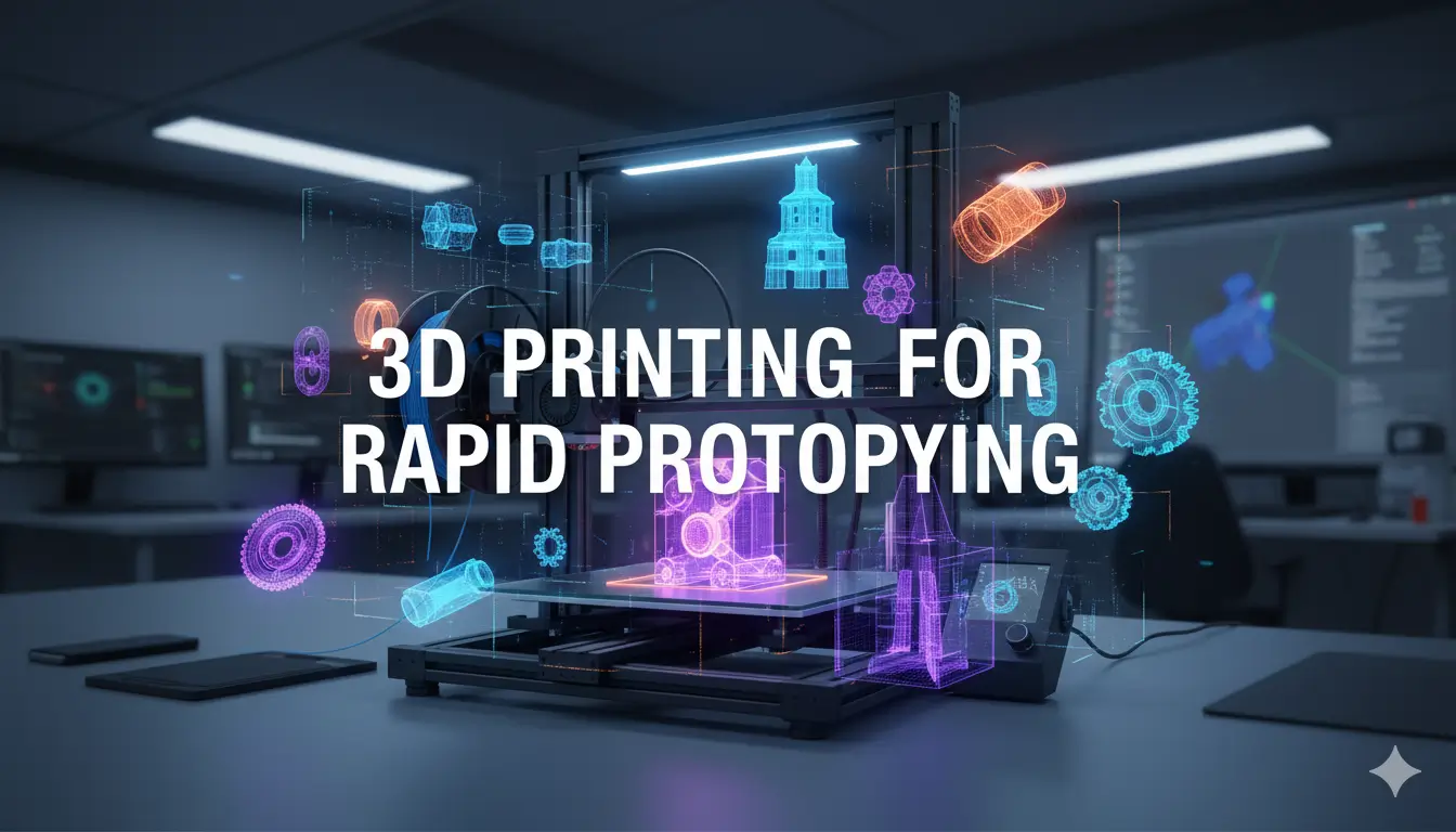 3D Printing for Rapid Prototyping reducing time and cost