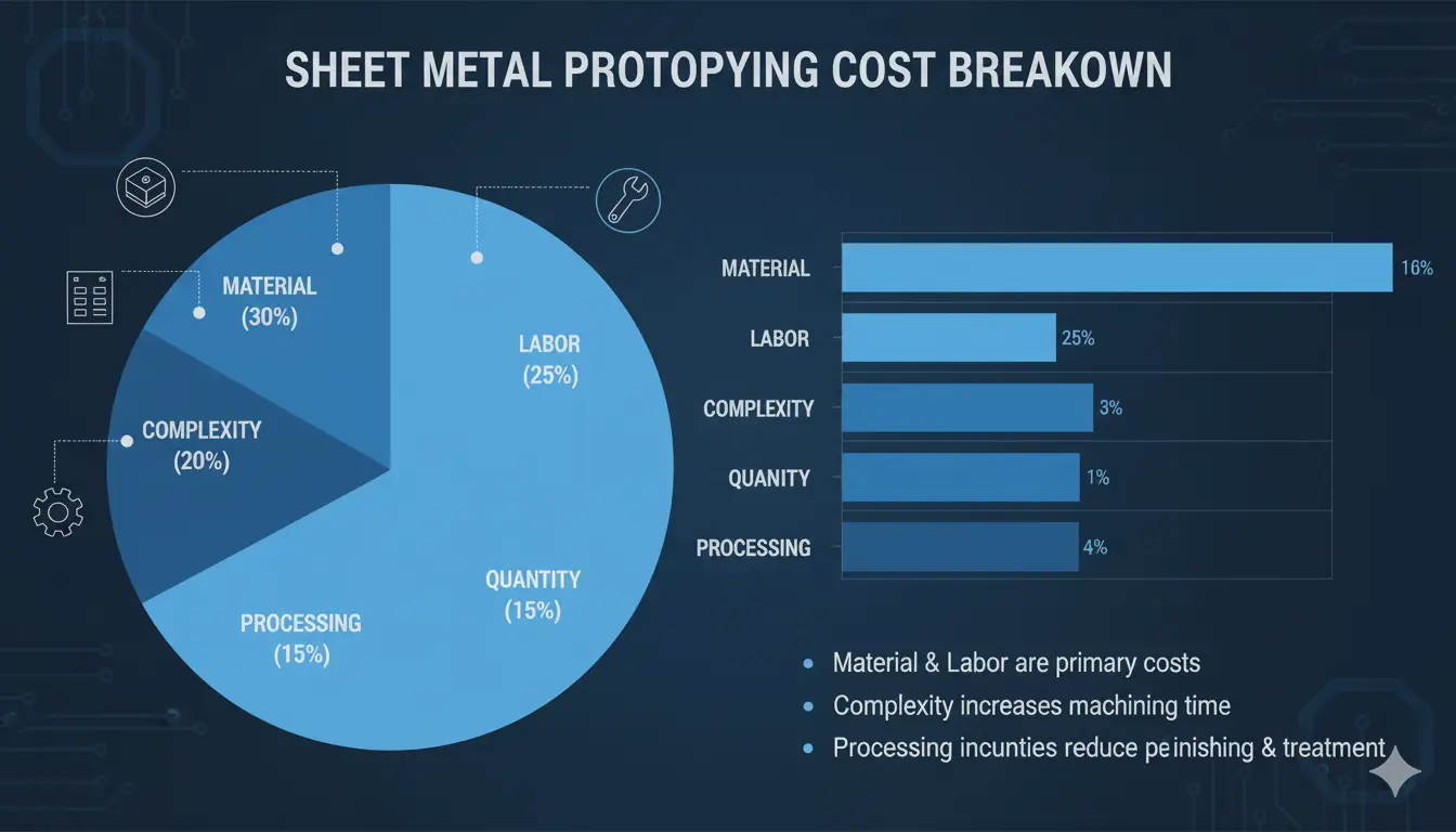 6.Breakdown of sheet metal prototyping costs in China