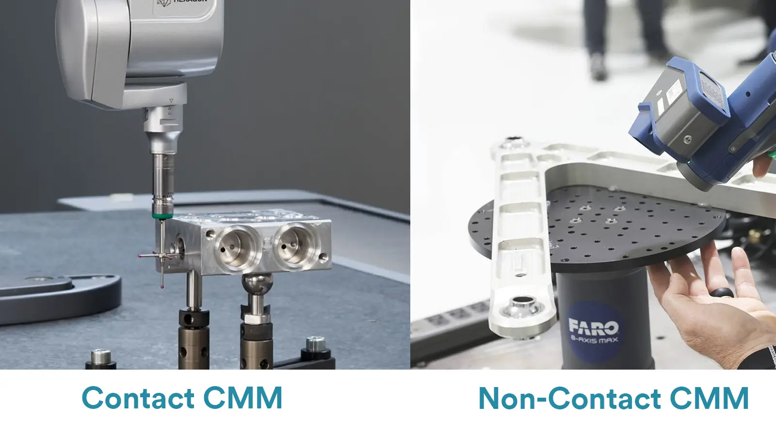 contact CMM and non contact CMM