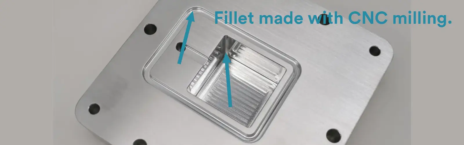 fillet with cnc machining