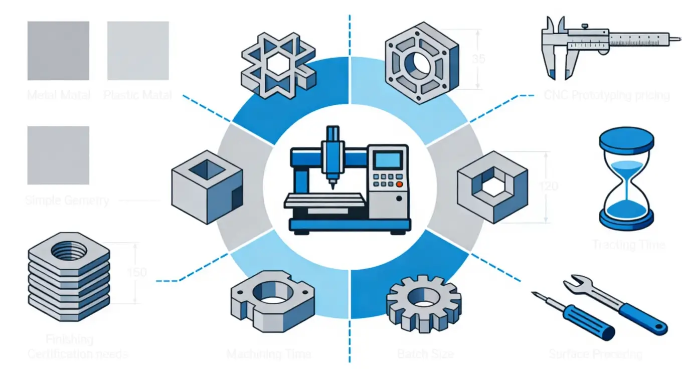 CNC prototyping pricing factors