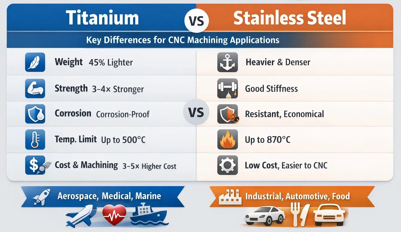 Titanium vs. Stainless Steel