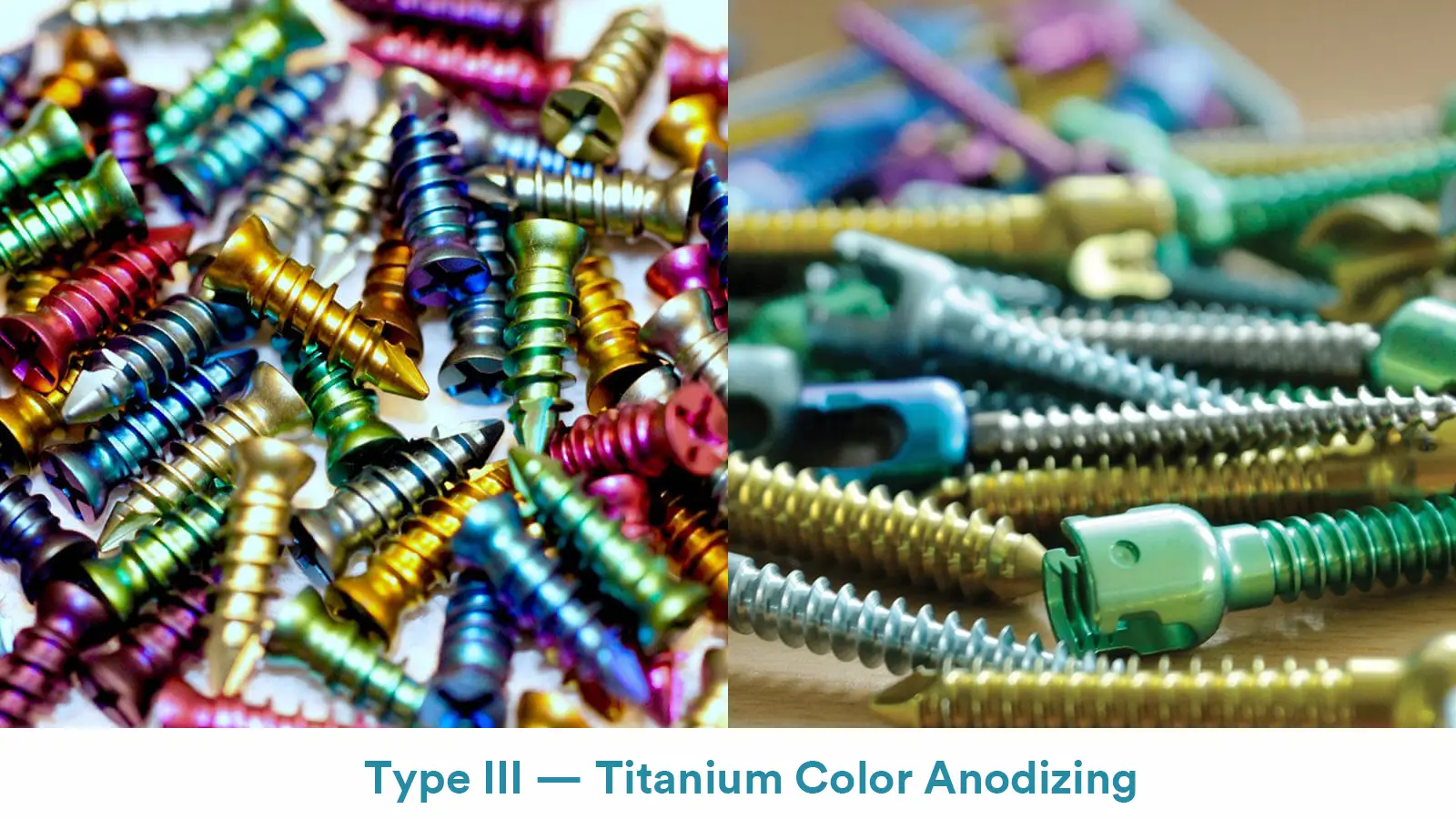 Type III — Titanium Color Anodizing
