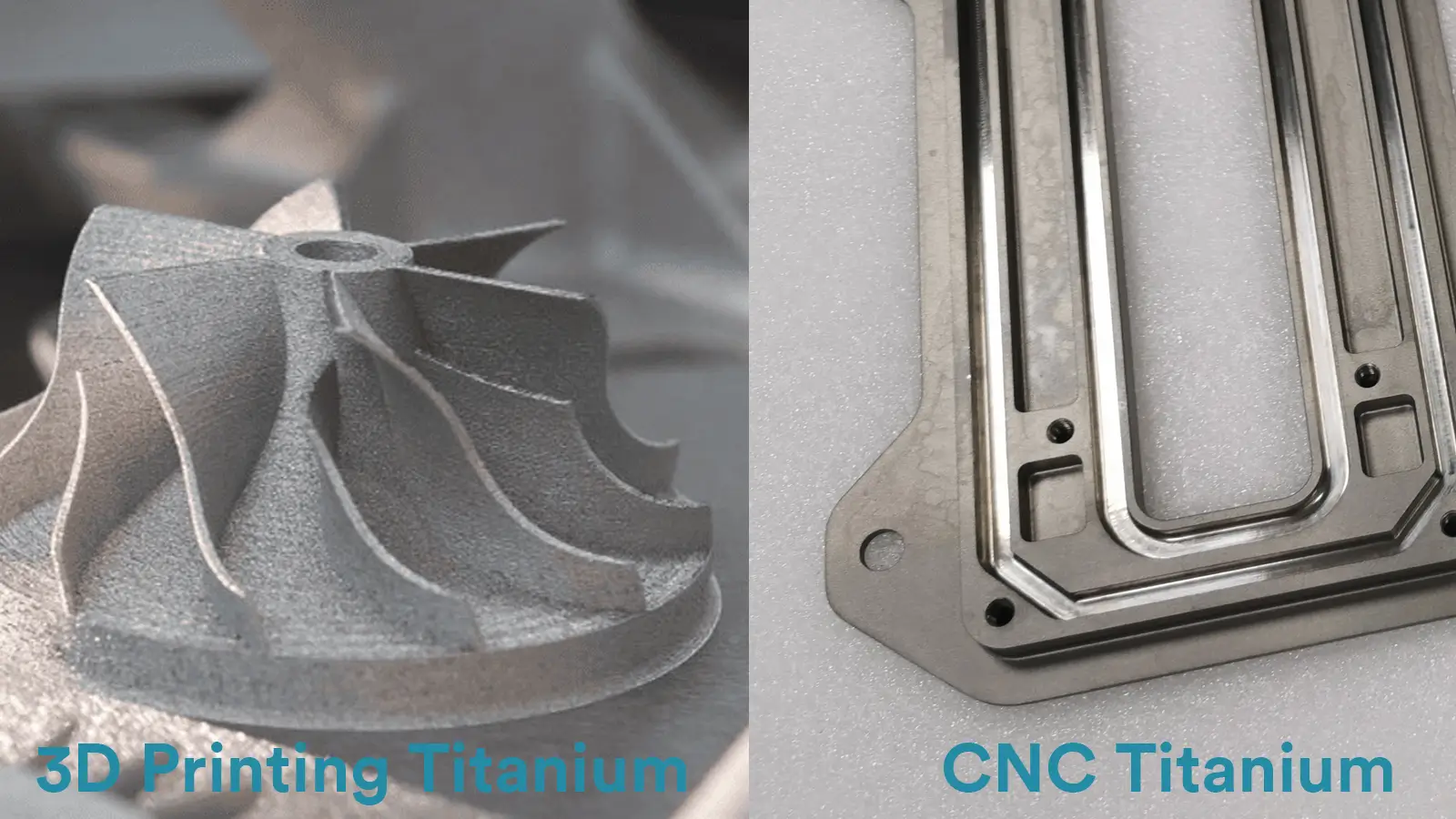 3D Printing vs CNC Machining Titanium