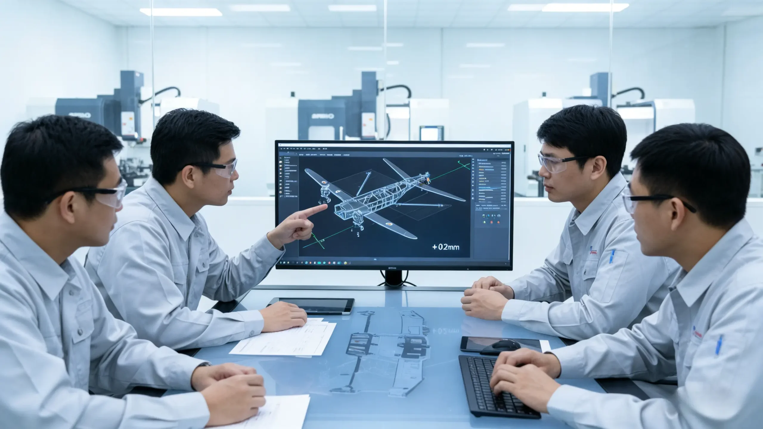 CNC machining solutions for UAV aluminum components