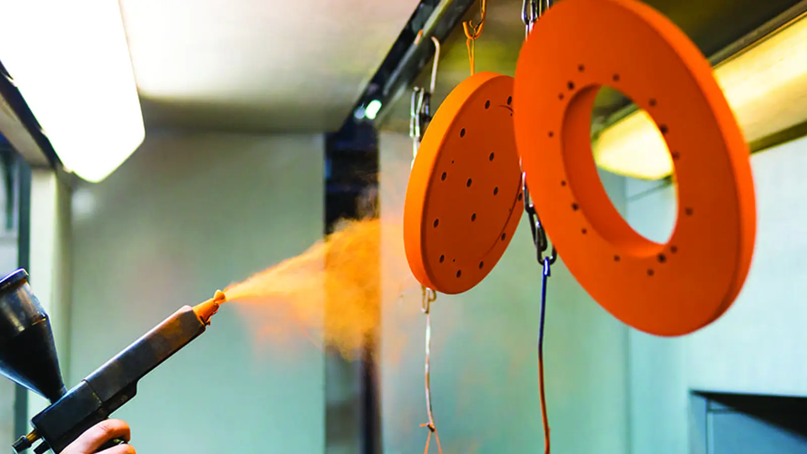 Powder coating photo