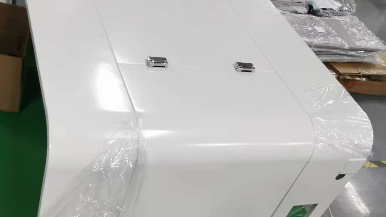 powder coating color in white