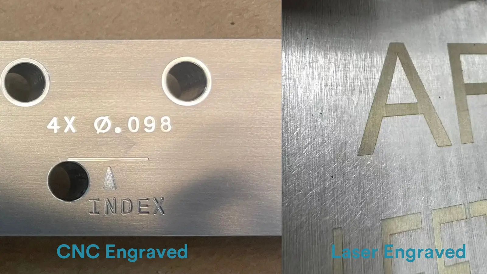 laser engrave vs cnc engrave
