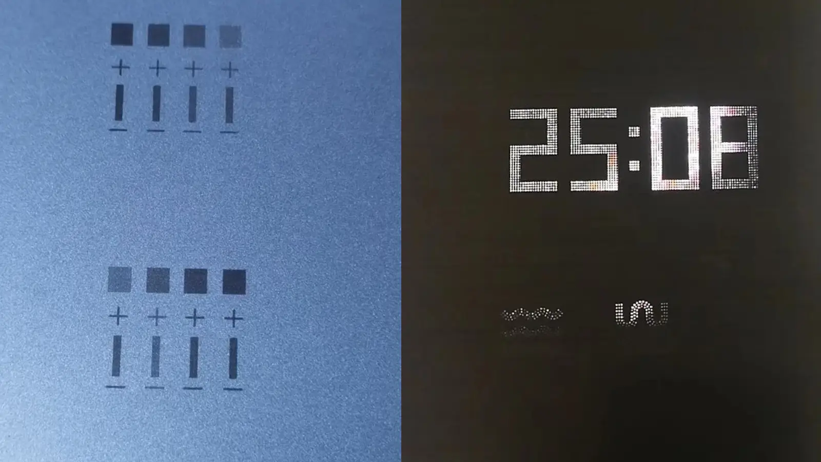 laser-marked logos and serial numbers