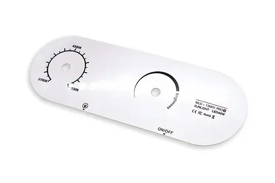 silk screen logo on CNC part