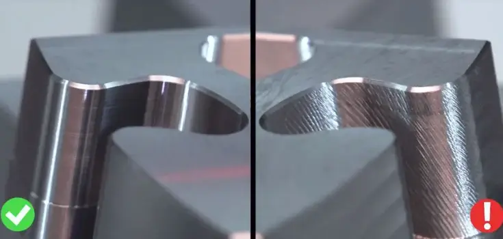 Milling Chatter Marks in Machining