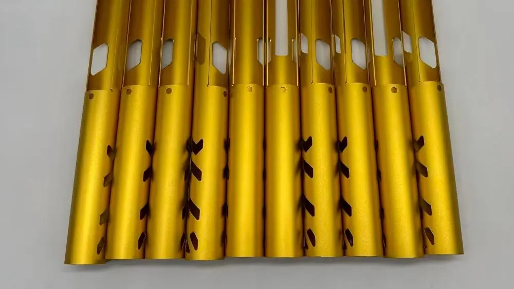Gold Yellow Anodizing Color Type II